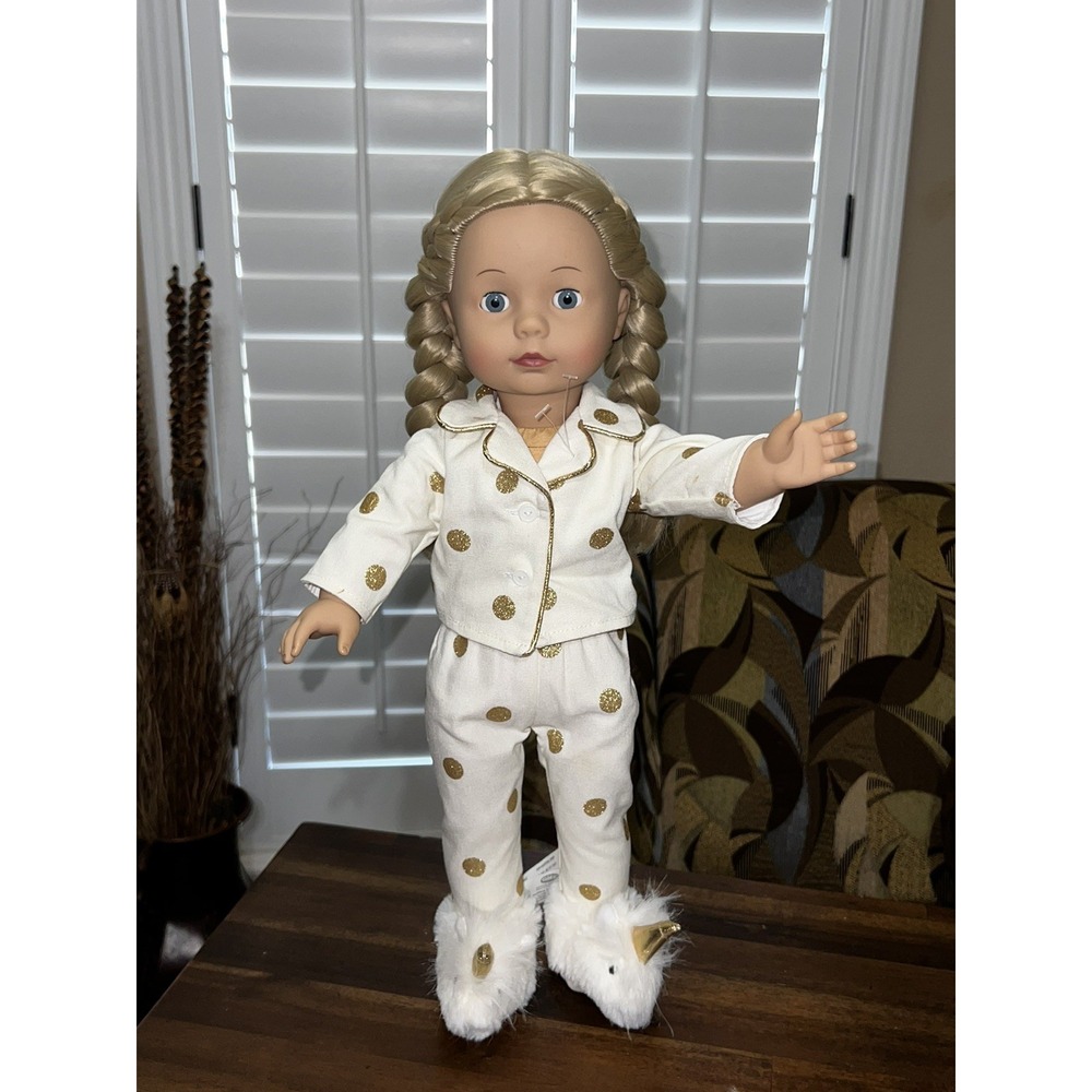 Gotz Pottery Barn Kids Doll Special Edition Sleepover ALLIE + UNICORN